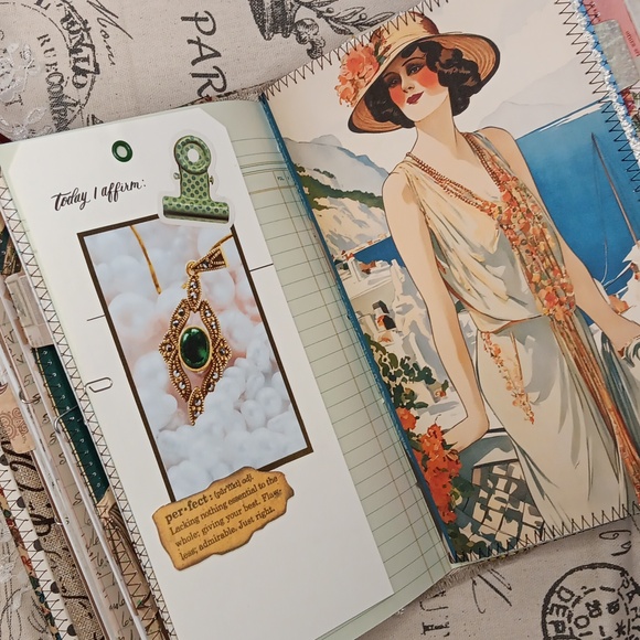 Romantic Vintage Elegance Junk Journal - Picture 11 of 13